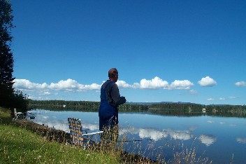 Wildrich Weltreise Kanada BC mein Vater beim angeln