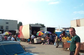Wildrich Weltreise der Markt in Ternopol