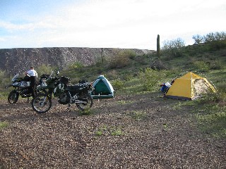 Wildrich Weltreise wildes Zelten in Neu Mexiko